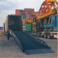 Rampe de chargement mobile hydraulique robuste SINO DCQY 6-20T avec grille en acier, plage de levage 1100-1800mm, certifiée ISO CE, 11200x2100mm