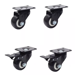 Jinrongda Heavy Duty Parafuso Rotativo Universal Rodízio Móveis Nylon/PVC Rodízio Móveis Plásticos Rodízio - Product Image 6