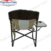 Chaise de plage multifonctionnelle pliable avec table d'appoint pour chaise de pêche de camping légère et portable en plein air