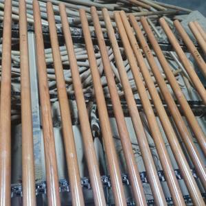 Bêche à manche en bois, outil agricole, 1,2 m de long, en bois massif, cultivateur manuel, équipement agricole portatif - Product Image 3