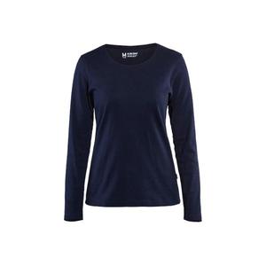 BLAKLADER - 330110328900XS T-shirt manches longues femme Bleu marine-EAN 7330509527375 TRAVAIL T-SHIRTS ET POLO - Product Image 1