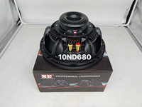 Haut-parleur professionnel Micro PA 600W RMS en néodyme, subwoofer de 10 pouces, bobine vocale de 3 pouces, ligne de sonorisation en aluminium 10ND680, impédance 8 ohms