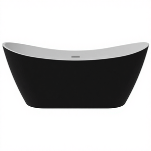 Baignoire autoportante en acrylique écologique de luxe durable pour <span class=keywords><strong>spa</strong></span> intérieur avec drain, design moderne, bassin de bain - Product Image 4