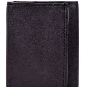 Vente en gros de portefeuilles minimalistes à deux volets, fentes pour cartes de crédit et argent, portefeuilles en cuir minces à deux volets avec blocage Rfid, cadeau pour hommes - Product Image 1