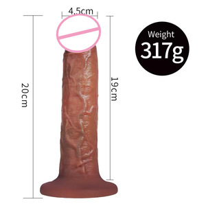 Homosexuell Lesben Sexspielzeug Lebensechte Adern Dildos Männliche und Weibliche Massage Saugnapf Mastur bator Penis Stimulation Vaginal <span class=keywords><strong>Anal</strong></span> - Product Image 6