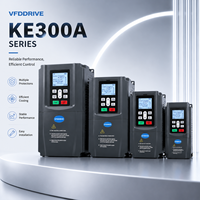 Contrôleur VFD KE300A avec écran LCD pour applications de moteurs triphasés AC 380V/220V, utilisation pour compresseur