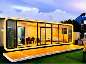 Casa Prefabbricata Personalizzabile con Terrazza sul Tetto, Scala Esterna, Cucina Indipendente, Una Camera da Letto e Un Bagno - Product Image 2