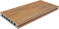 Dek Lantai Luar Ruangan WPC Interlocking Modern Anti Air Ramah Lingkungan Tebal 25mm, Tahan Beban Berat, Tahan Lama 5+ Tahun