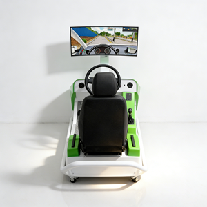 Máquina Arcade Ninix-87402 de Conducción de Autos para Entrenamiento de Conductores Escolares, Acero Inoxidable, Uso en Interiores, 110/220v - Product Image 1