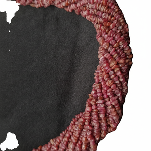 Top Grade 100% organique 7mm rubis rouge perles de culture d'eau douce bijoux en pierre en vrac pour bracelet à bricoler soi-même faisant des expressions créatives - Product Image 1