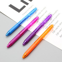 Stylos à gel magiques effaçables à la chaleur à faible quantité minimale de commande 0.7MM en plastique coloré avec logo de marque pour la papeterie et les fournitures scolaires