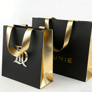 Custom Branded Glossy Laminated Paper Shopping <b>Bags</b> with Die-Cut Handles | Water-Resistant <b>for</b> Boutique Apparel - Product Image 4