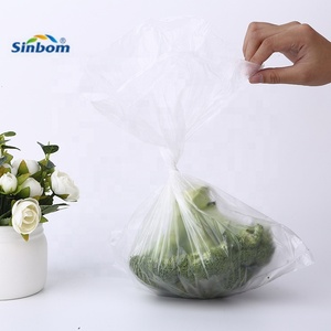 LDPE Biodegradable Food Grade Plastic Custom Printed <b>Transparent</b> Fresh Fruit Vegetable Packaging <b>Bags</b> Supermarket Exhibition - Product Image 2