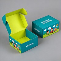 Caja de Regalo de Juguetes para Niños, Diseño Mate Corrugado, Impresión a Todo Color con Tinta de Soja, Caja de Juguetes de Laboratorio, Bajo Pedido Mínimo, Logotipo Personalizado, Caja de Envío