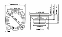 (4-021) OEM iLouder Speaker Woofer Fiberglass 4 Inci, Bass Horn Rangka Besi, Kotak Kecil, Bass Driver
