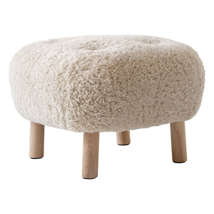 Pouf en cuir souple de luxe, meuble de salon confortable, repose-pieds décoratif pour un intérieur élégant - Product Image 2
