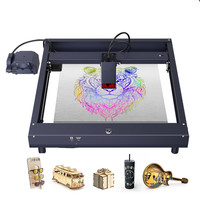 Graveur laser portable de bureau Xtool en bambou, silicone, caoutchouc et céramique, mini-machine de gravure laser 5.5W 10W 20W 40W