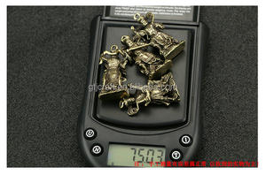 Großhandel aus reinem Kupfer vier Statuen von himmlischen Königen vier goldene Stahls tatuen Retro Kupfer Ornamente - Product Image 6