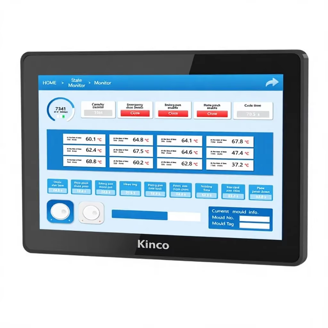 For 10.1" HMI Touch Screen G100E2-WIFI-PR01 -20~70C IP65 Ethernet RS485 RS232 1024x600 Resolution ABS Material Industrial