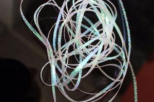 15 colori linea di pizzo intrecciato piatto 3mm toni perlescenti emergenti Streamer costola corpo acqua salata mosca legante materiali - Product Image 5