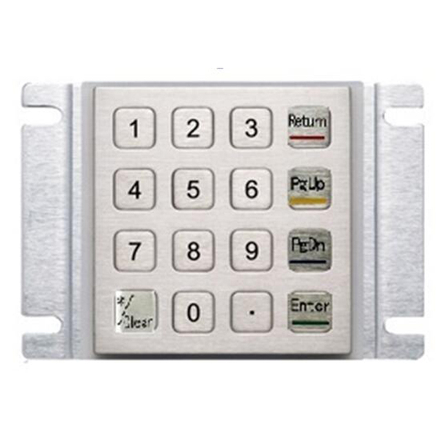 #CKX9123 Numeric keypad metal keypad for kiosk and ATM