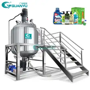 Machine de mélange de détergent liquide approuvée Ce de haute qualité, mélangeur de lavage liquide, Machine de fabrication de shampooing