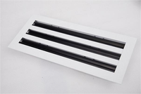 Sistem HVAC, Kisi-kisi Plafon, Penutup Ventilasi Fleksibel, Kisi-kisi Ventilasi, Material Aluminium untuk Basement, Rumah Sakit, Dapur