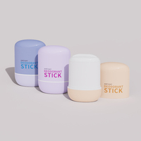 Choebe 20ml PP Plastik Alt Dolumlu Oval Deodorant Stick Kabı Boş Ter Önleyici Çevirmeli Tüp Kozmetik Ambalajı