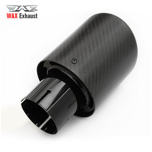 Puntas de escape personalizadas de fibra de carbono universales para mercedes-benz E250 E300 BMW 325 340 350 <span class=keywords><strong>AUDI</strong></span> A3 <span class=keywords><strong>A4</strong></span> A5 puntas de escape de rendimiento - Product Image 5