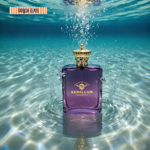 香水瓶箱包装付きOEM ODM卸売サプライヤー100ml高級カスタムニッチグラデーションユニークな正方形ガラス空 - Product Image 2