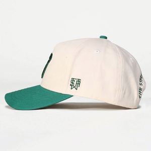 Gorra de Béisbol Deportiva con Visera Curva, Logotipo Personalizado Bordado en 3D, 100% Algodón/Poliéster, Diseño de Frutas, Venta al Por Mayor - Product Image 4