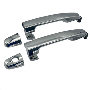 Manijas de Puerta de Coche Q, Manija <span class=keywords><strong>Externa</strong></span> Electrochapada 6921006040 6921706020 69210-06040 69217-06020 para Toyota Hilux <span class=keywords><strong>Vigo</strong></span> 2005-2015 - Product Image 4