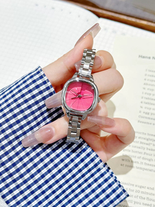 New Niche Ladies Wristwatch with Crushed Ice Blue Metal Strap Light Luxury High Texture Commuter Versatile Quartz <b>Watch</b> - Product Image 6