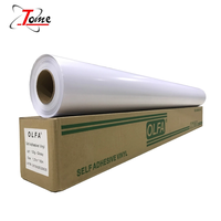 EJET Vinyle auto-adhésif amovible à colle blanche sur autocollant en vinyle pour fenêtre perforée