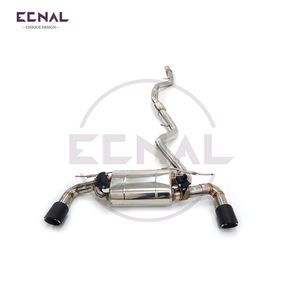 Ecnal pour 2013-2016 BMW F20 <span class=keywords><strong>M135i</strong></span> <span class=keywords><strong>N55</strong></span> 3.0T SS304 Performance Catback Système d'échappement avec soupape Silencieux d'échappement - Product Image 2