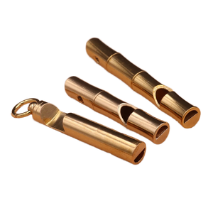 LENMCL Messing Outdoor-Überlebenspfeife Manuelles Umweltfreundliches Handgefertigtes EDC-Werkzeug 1 Jahr Garantie - Product Image 3