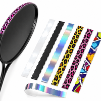 Bande de protection pour bord de raquette de pickleball 14 mm 16 mm, compatible, autocollante, pour la réparation et la protection des bords de raquette
