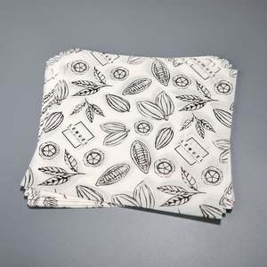 Papier d'emballage pour beurre biodégradable de qualité alimentaire imprimé sur mesure, résistant à la graisse, 38-90g, pour sandwich, pizza, pain - Product Image 4