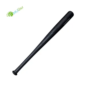 YumuQ Unfinished Blank Varnish Raw Oak Rubber Wood Baseball Bat Outdoor Game For Toddler/ Adult