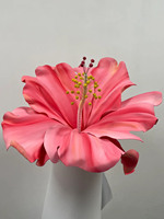 Installation florale géante de hibiscus luxueuse et magnifique G-115 pour vitrine de boutique, aménagement d'espaces intérieurs et extérieurs