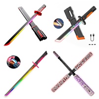 Petite taille rechargeable étincelle lame épée en plastique électrique étincelle et brouillard de pulvérisation coloré dynamique Led brillant épée jouets pour enfants