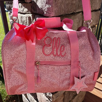 Pochette de voyage pour femme, sac de Ballet à paillettes, sacs de sport personnalisés, vente en gros