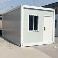 Maisons conteneurs pliables en acier étanches de 20 et 40 pieds, mini-maisons mobiles avec chambre, salon et usage extérieur (bureau/villa/maison)