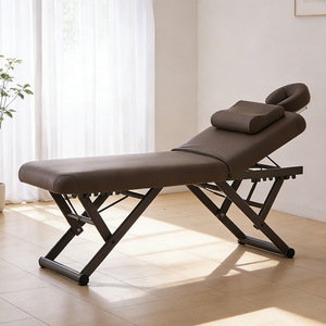 <b>Portable</b> Beauty Massage <b>Bed</b> Adjustable Height And Angle For Spa Therapy Moxibustion Use - Product Image 4