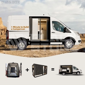 Boîte de <span class=keywords><strong>Camping</strong></span> pour Van Kit Set Accessoire Caravane Équipement Aménagement Intérieur Lit Fourgon Meuble Mobile Home Camper - Product Image 2