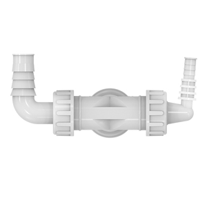 Desagüe de Lavabo Blanco de PP de 1 1/2 Pulgadas, Sistema Push-Up, Accesorio de Drenaje para Baño, Fácil Instalación - Product Image 3