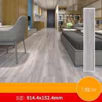 Revêtement de sol LVT auto-adhésif imperméable Carreau LVT de luxe en plastique vinyle bon marché antidérapant