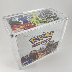 Boîte d'entraînement Elite personnalisée avec couvercle magnétique, étui portable en acrylique pour boosters <span class=keywords><strong>Pokémon</strong></span>, pour le rangement - Product Image 1