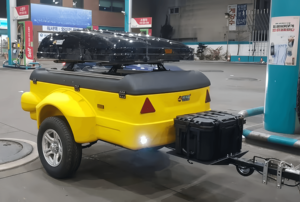 Gấp xe trailer Mini off road <span class=keywords><strong>Teardrop</strong></span> Caravan trượt trong <span class=keywords><strong>Camper</strong></span> trailers cắm trại Caravan nhỏ du lịch Trailer cho bán - Product Image 2