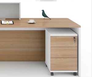 Comptoir de réception pliable moderne en bois pour salons, <span class=keywords><strong>banques</strong></span>, hôtels, hôpitaux, centres commerciaux, supermarchés - Product Image 3
